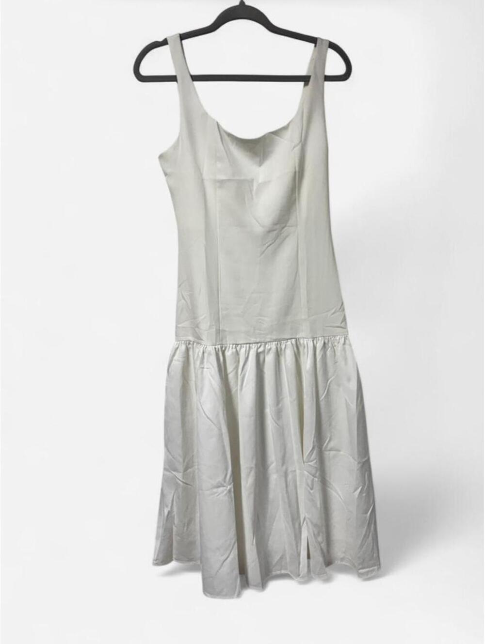 White Drop Waist Dress